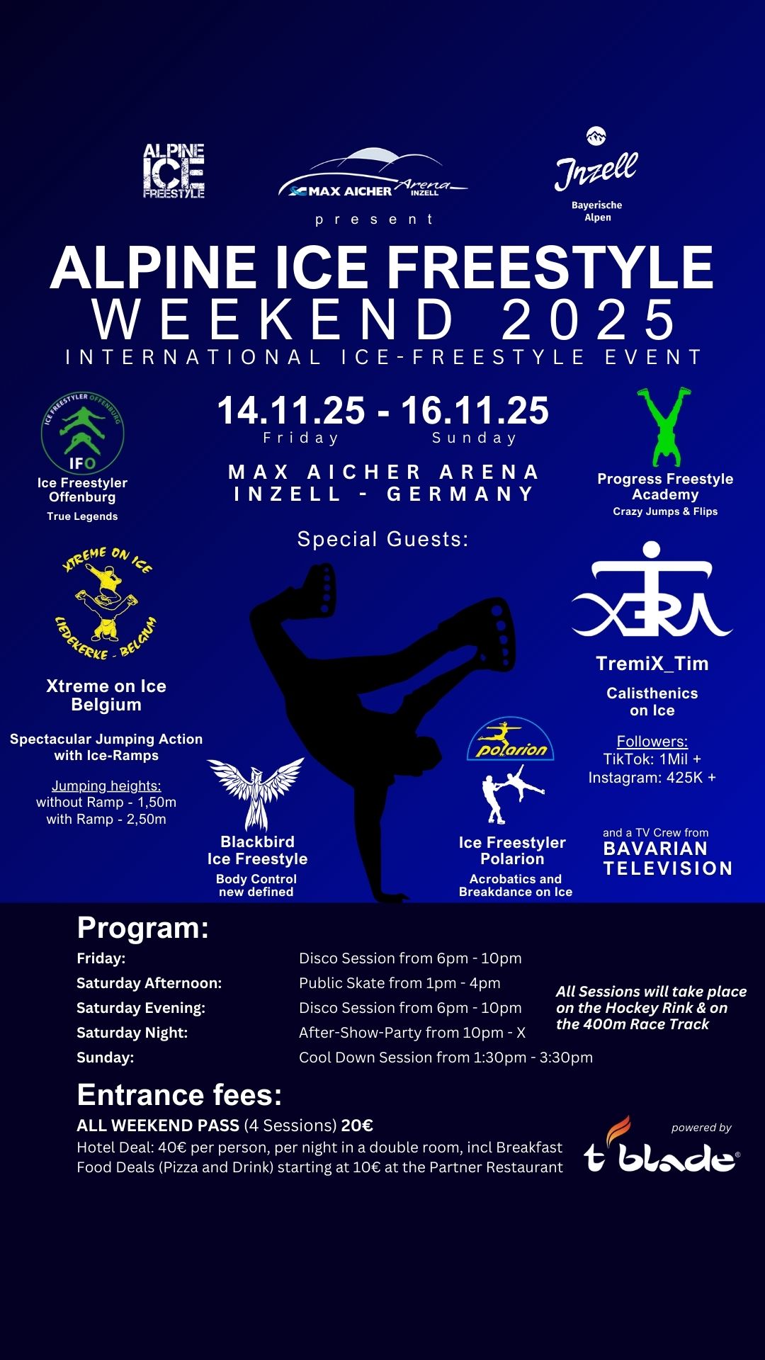 Alpine Ice Freestyle Weekend 2025 - Event Plakat